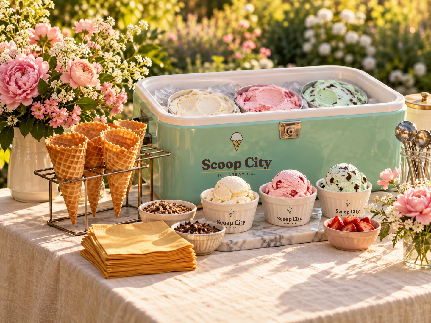 Scoop City Ice Cream Co. at an event