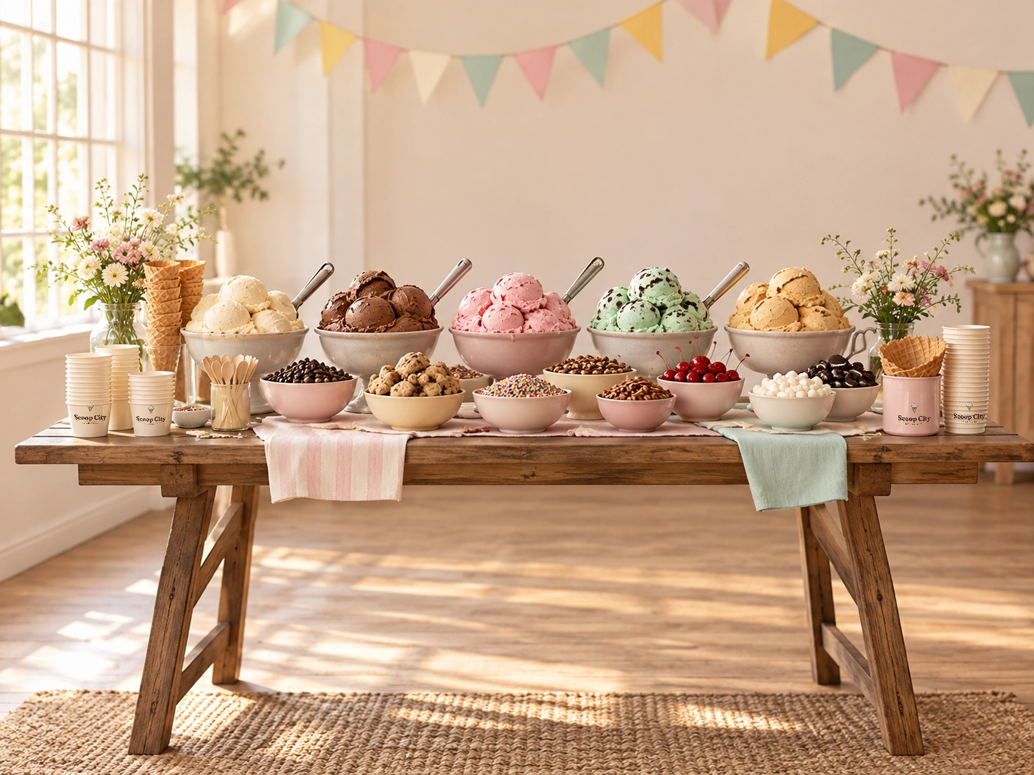 Catering setup